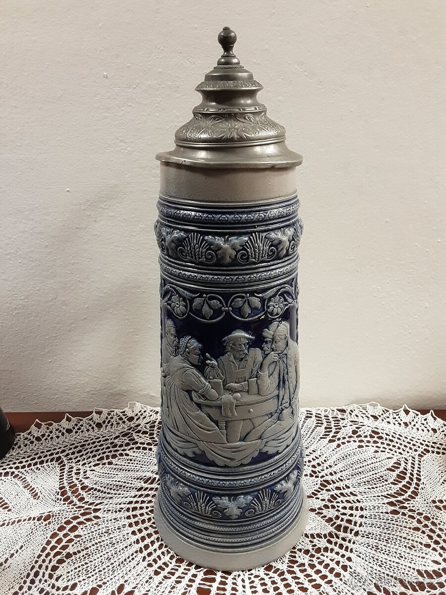 Starožitný keramický korbel - 7