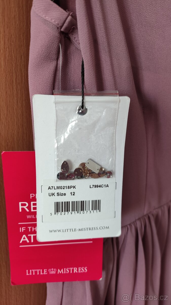 Společenské šaty Little Mistress, vel.40 - 7