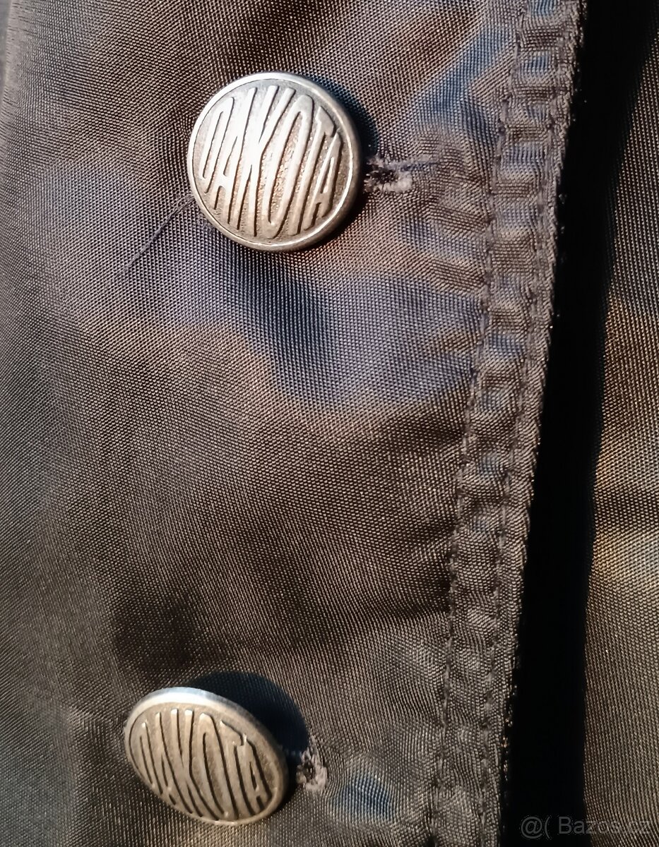 Luxusní kabát Dakota Dark Black - 7