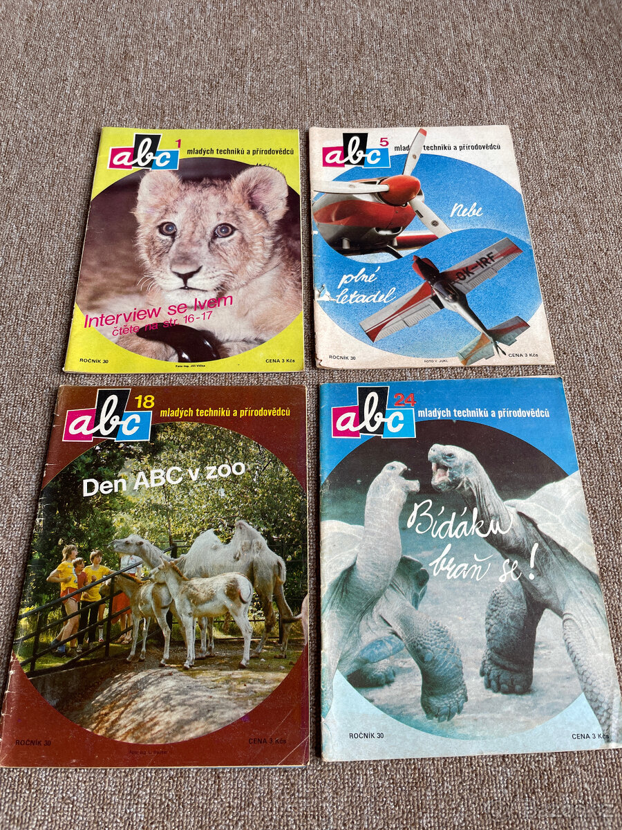 Časopisy ABC - nekompl. ročníky 26,27,29,30,31,32,33,34,36 - 7