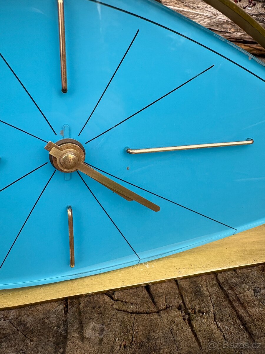 Hodiny Prim Brusel Modré "Kapka" - 7