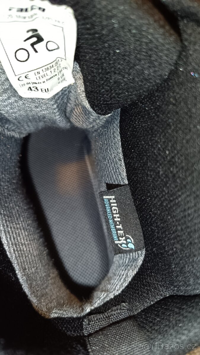 Boty na motorku Falco 120 Marshall black vel. 43 - 7