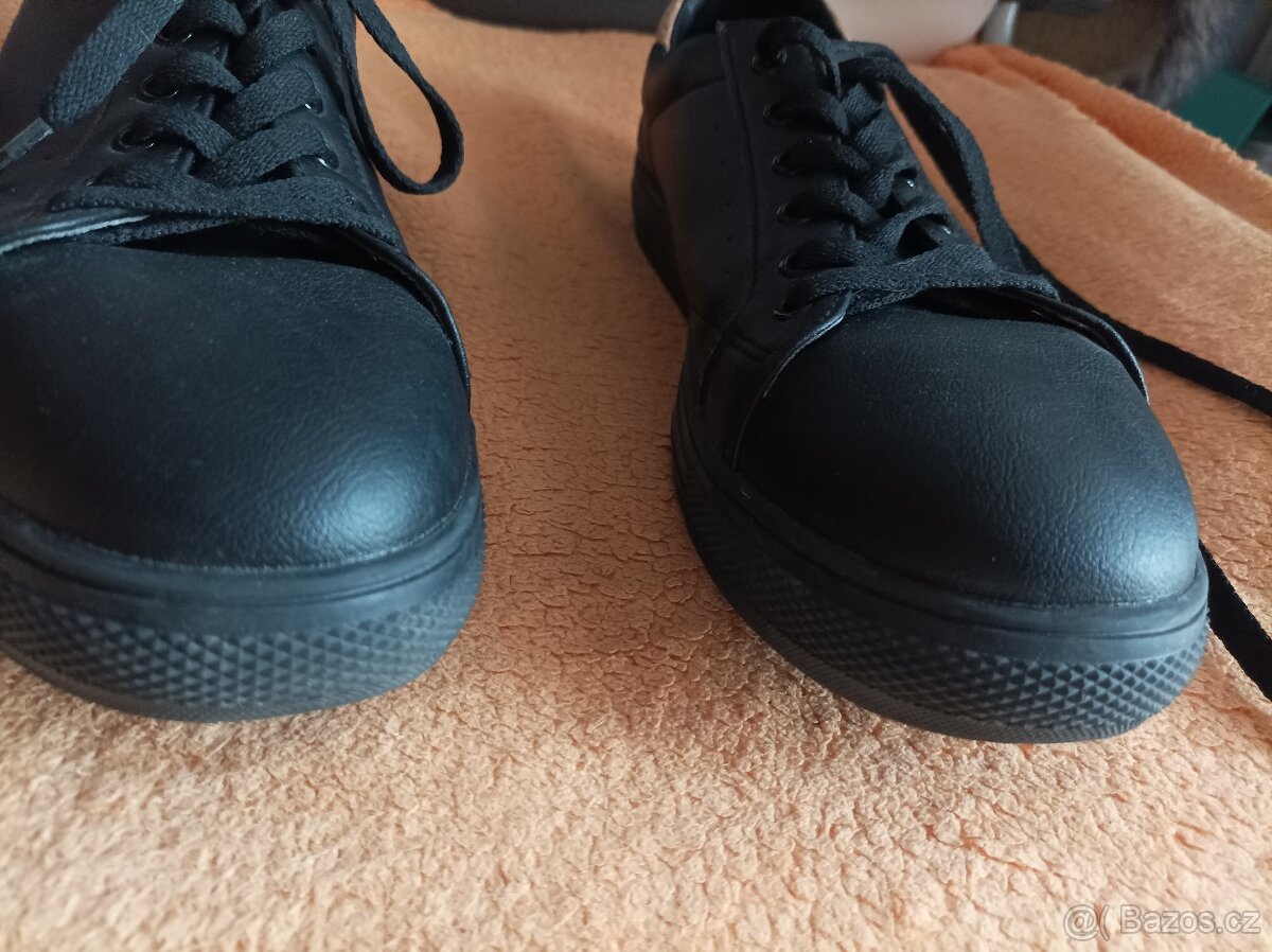 Černé kožené Reaper botky vel 40 - 7