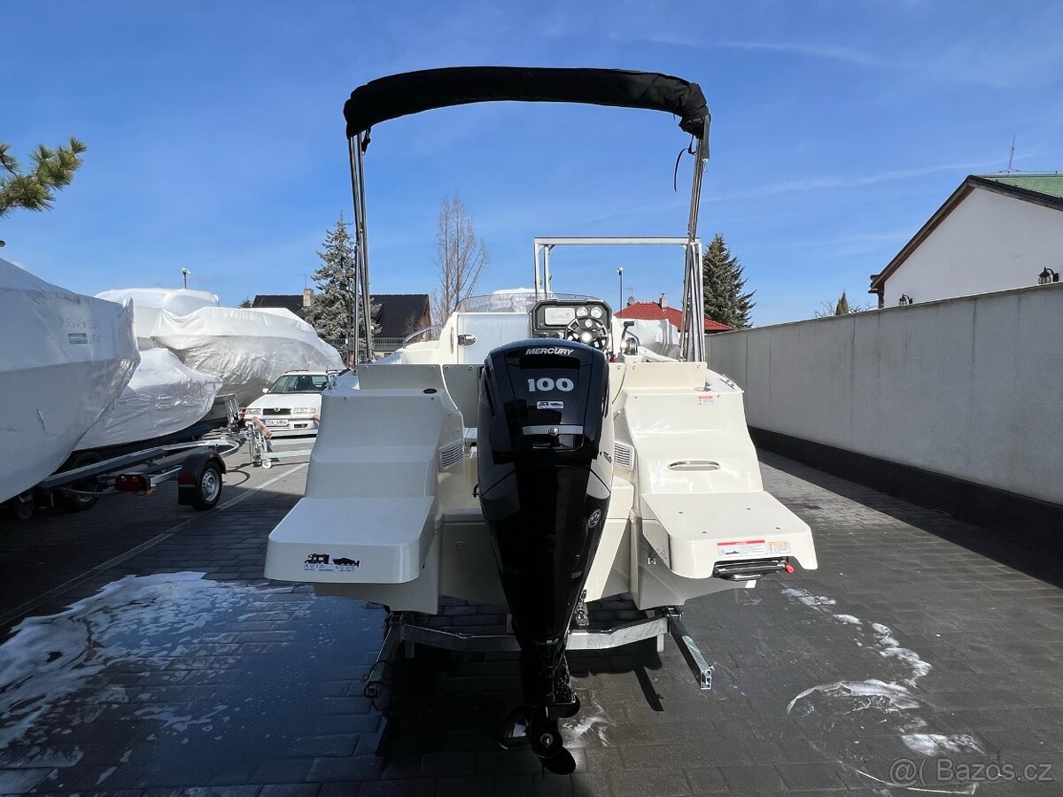 QUICKSILVER Activ 505 CABIN + MERCURY F 100 EFI ELPT záruka - 7