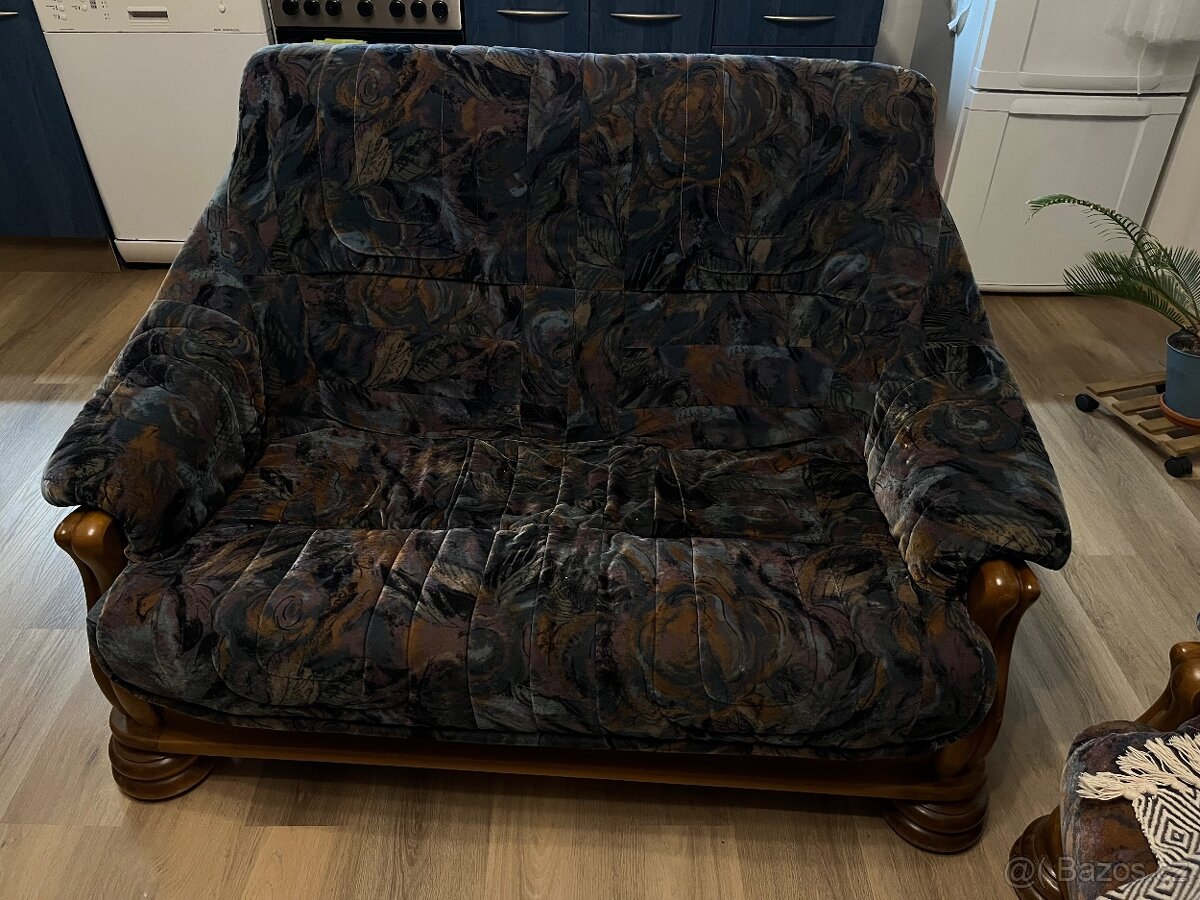 Set - kreslo, mensí gau a velký gauc - 7