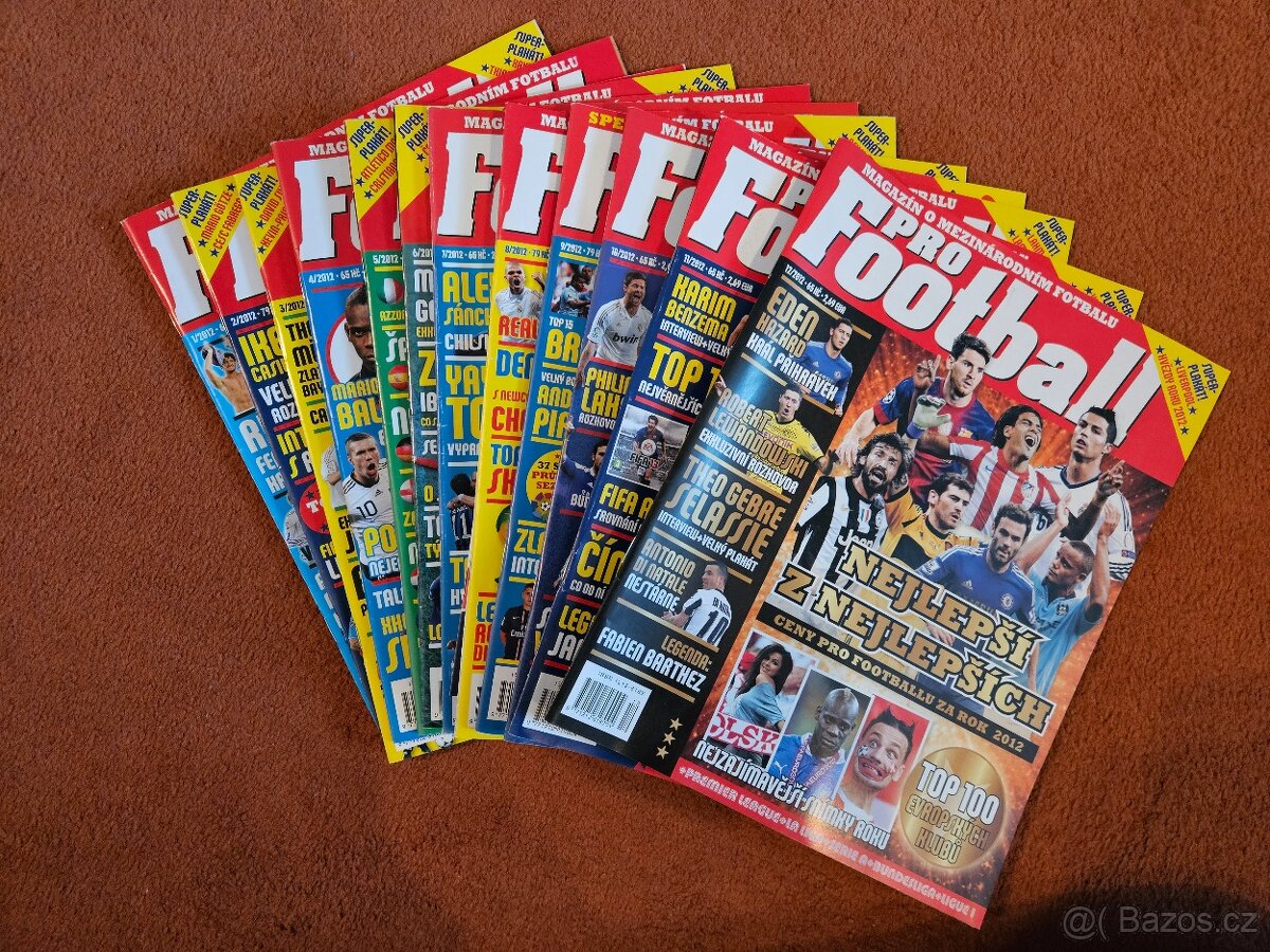 Časopisy ProFootball, Hattrick, ročenky, plakáty - 7