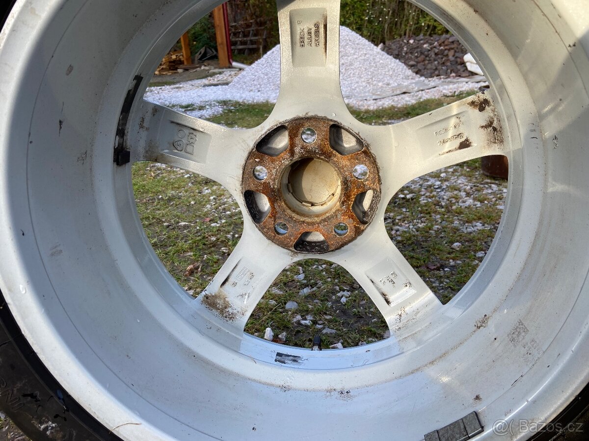 Alu kola RC Design 5x108 R17 + letní pneu - 7