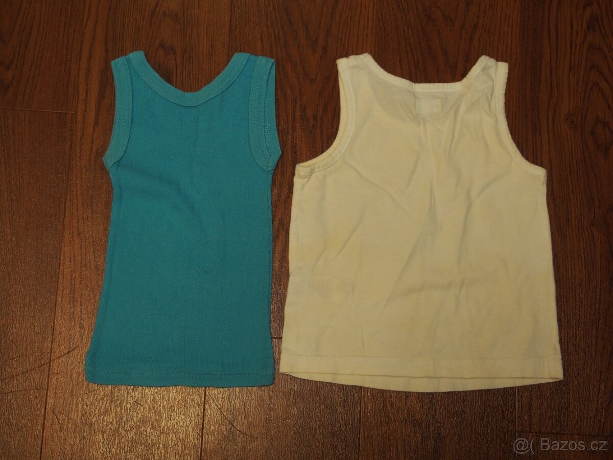 7x tričko bez rukávu (tílko) vel.92 - 7