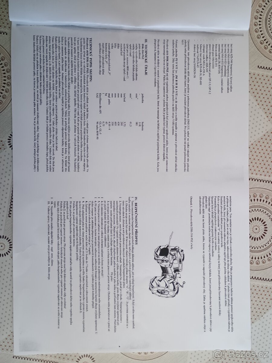 Predám prevodovku Vari DSK 316- PSZ - 7