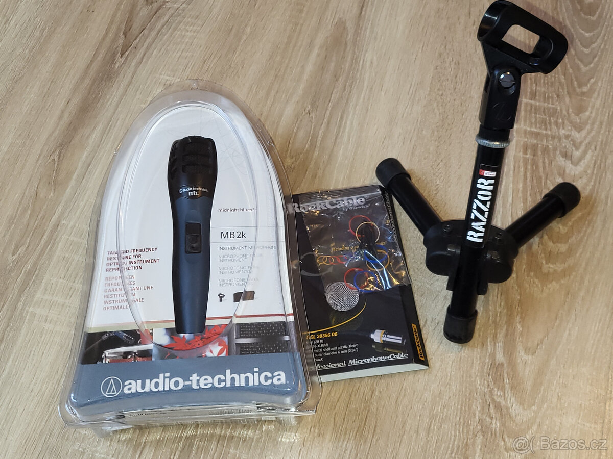 Dynamický mikrofon Audio-Technica MB2K vč. přislušenství - 7