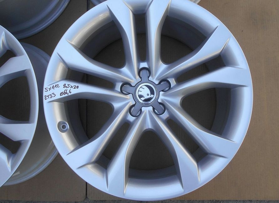 Alu disky originál Audi 20", 5x112, ET 33, šířka 8,5J - 7