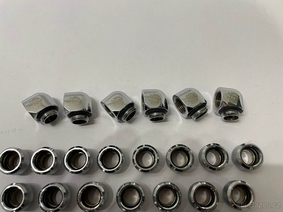 Vodní chlazení - Fitinky Bitspower Silver - 7