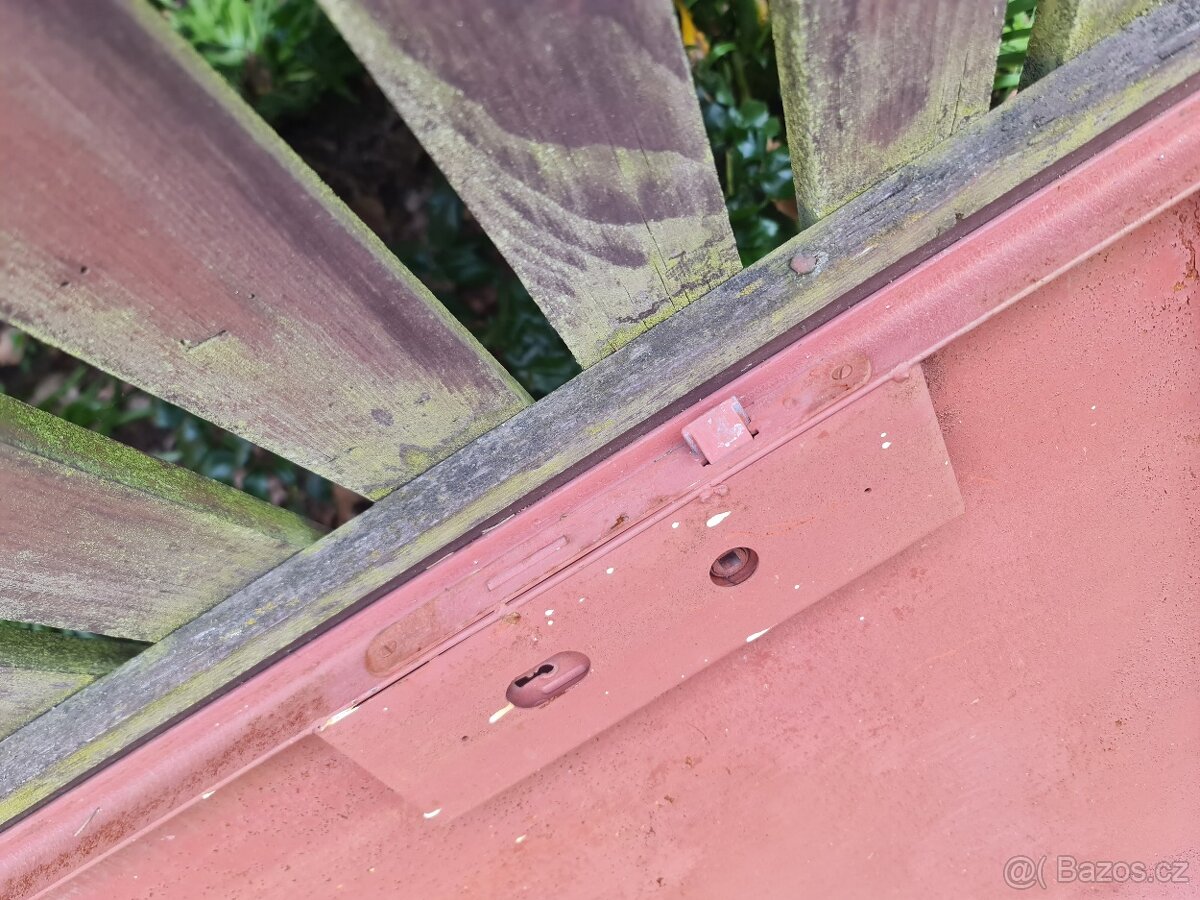 2x kovové protipožární dveře - 7