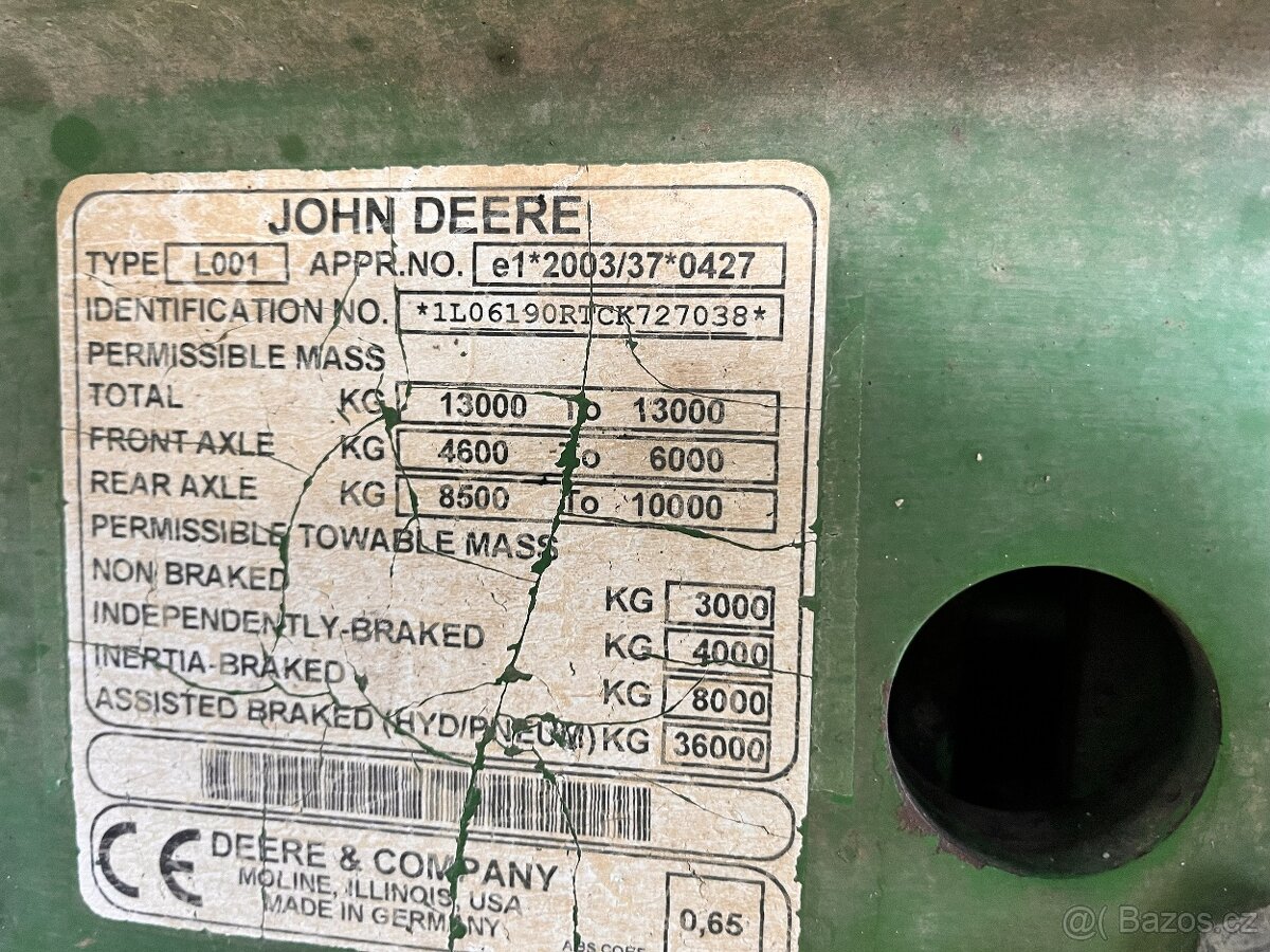 Traktor John Deere 6190R - 7