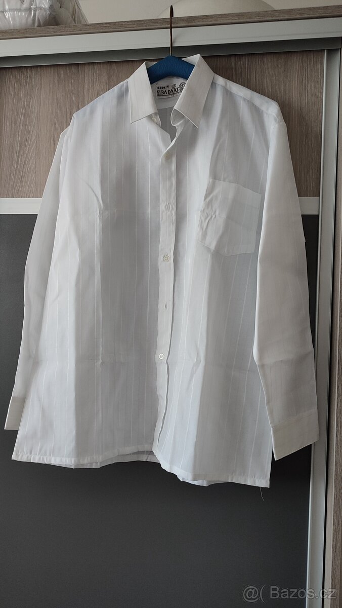 Pánské společenské/smuteční košile - 7