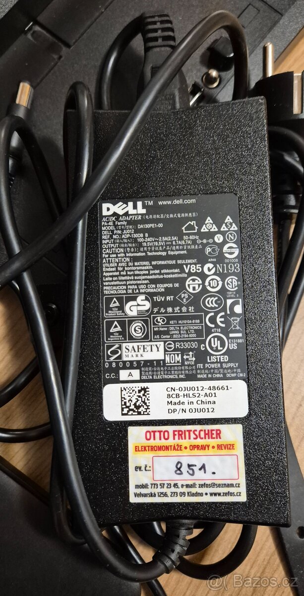 Notebook DELL E5470 vč. docku a 2 adaptérů (90, 130W) - 7