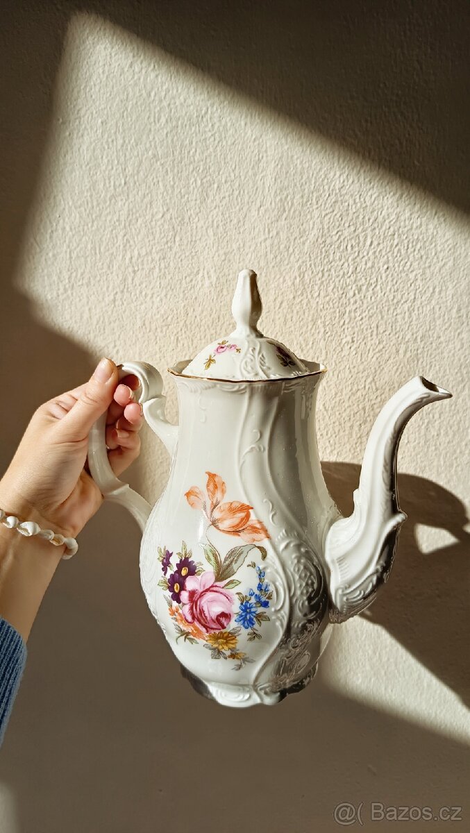 Čajový set Bernadotte Míšeňská růže - 7