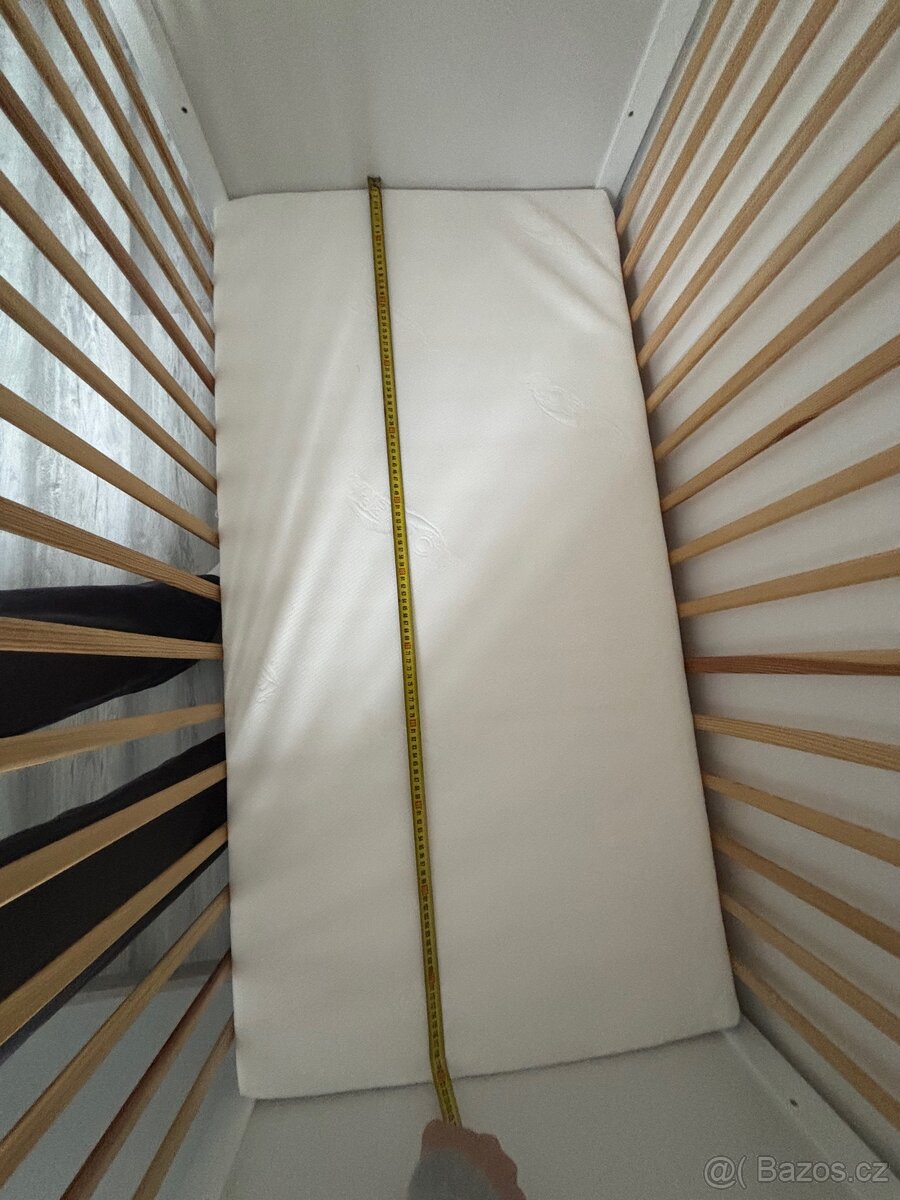 Dětská postýlka se šuplíkem + 2 matrace - 7