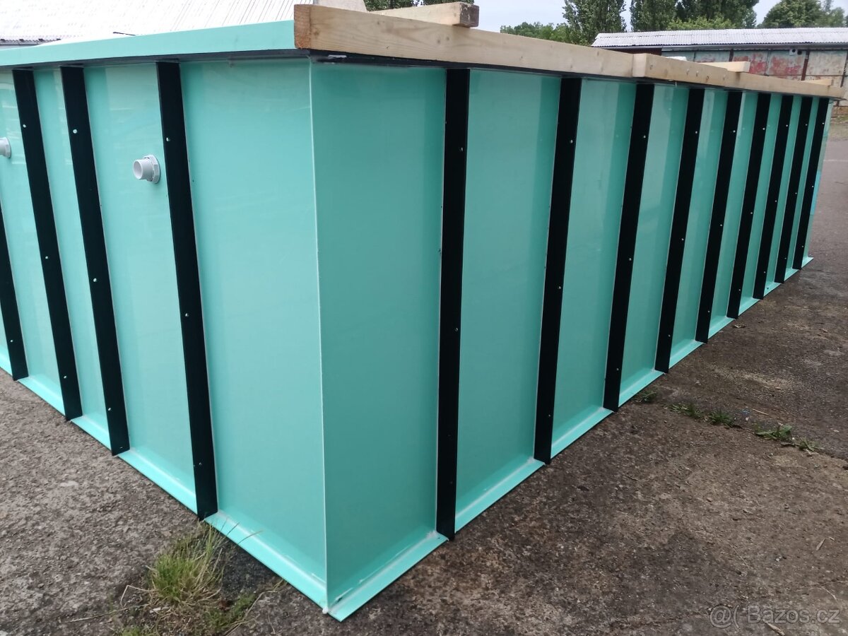 Prodám nový plastový bazén 6x3x1,5m - 7