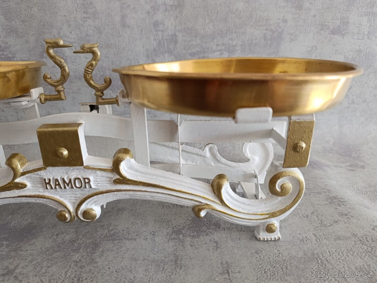 Staré 5kg dvoumiskové váhy KAMOR po renovaci - 7