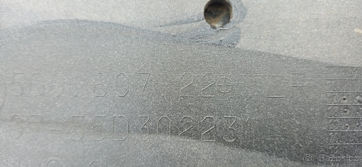 Predni naraznik vw golf 7 Rline face lift - 7