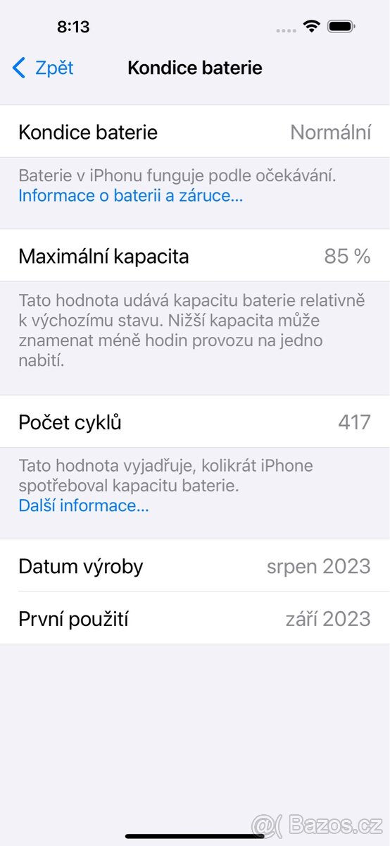 iPhone 15 plus 256GB černý - 7