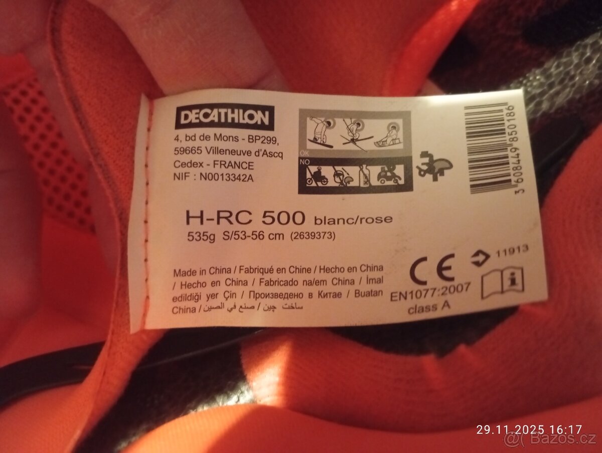 Dětská lyžařská helma vel. 53-56 - 7