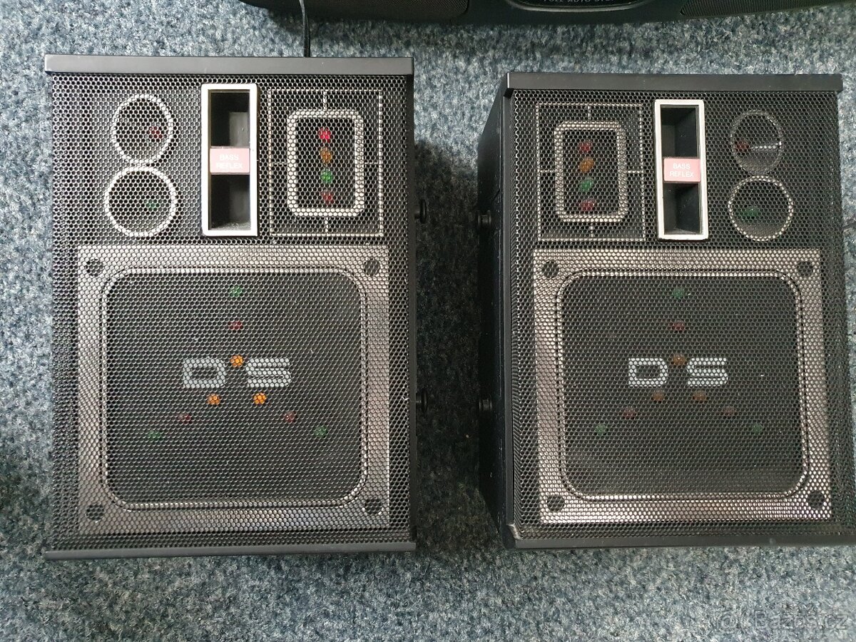 Megatone 2x reprobedny blikající k boomboxu SX-1988 - 7