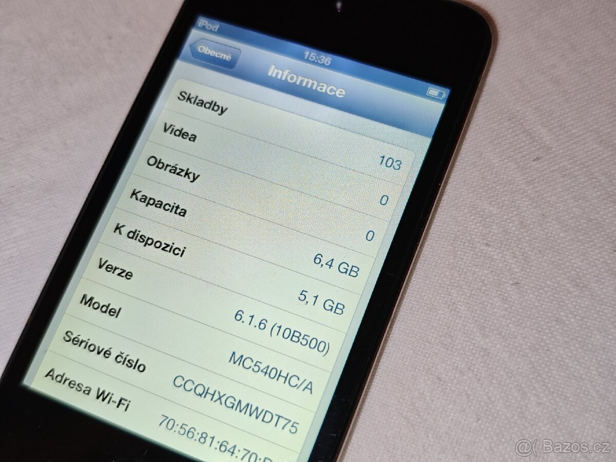 ipod touch 4.generace 8GB A1367 - 7