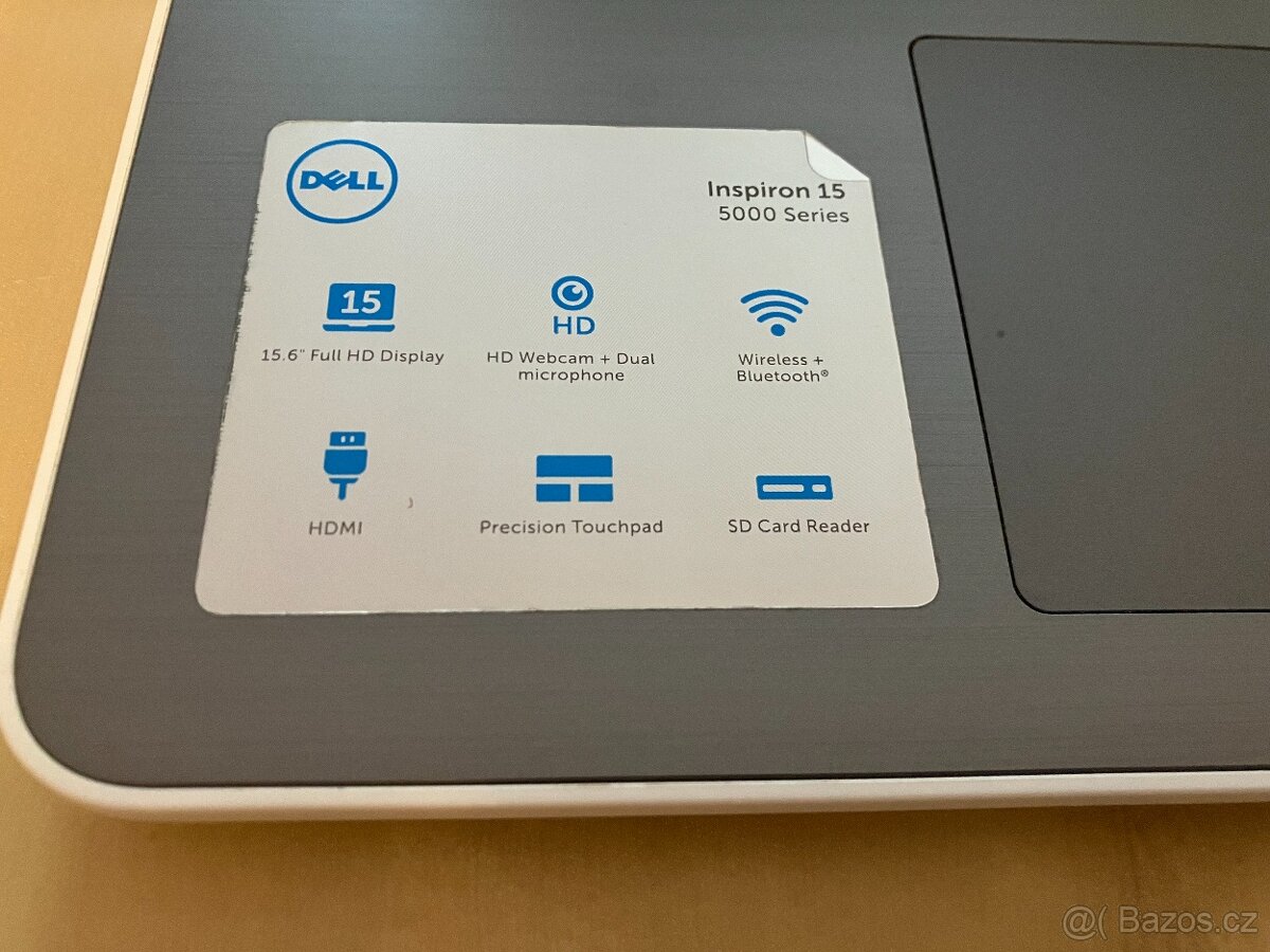 Notebook Dell Inspiron 15", 5000 series, bílý - 7