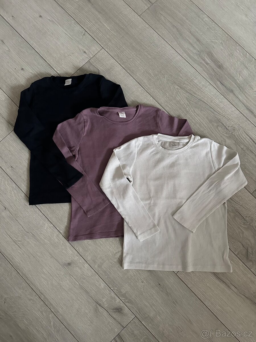 Mikina + tričko + tílko vel.128 - 7