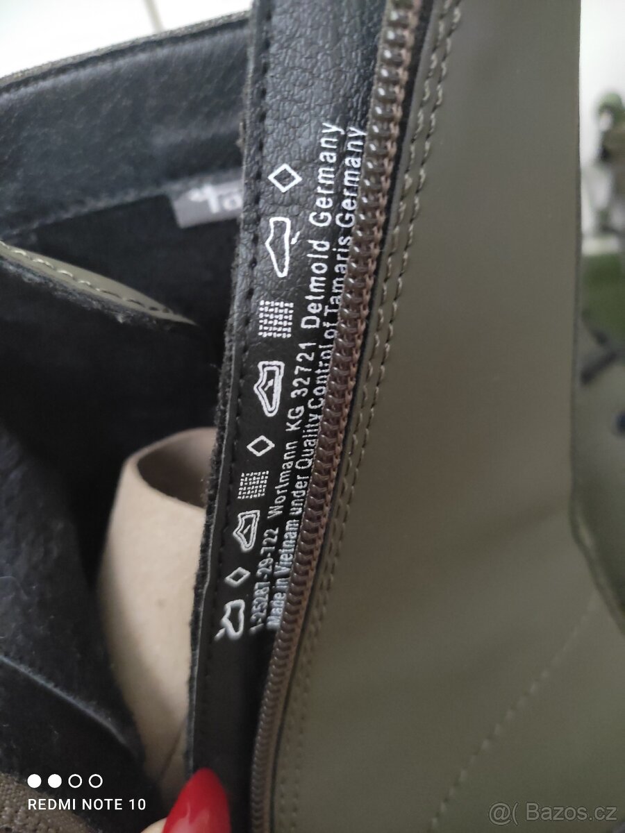 TAMARIS-kožené čižmy - 7