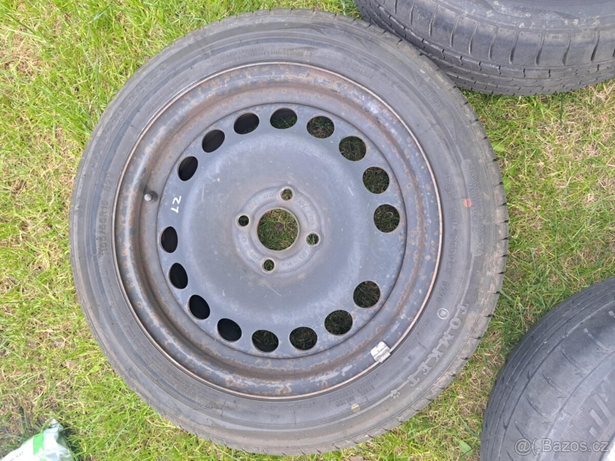 4x letní pneumatiky - plech - 7