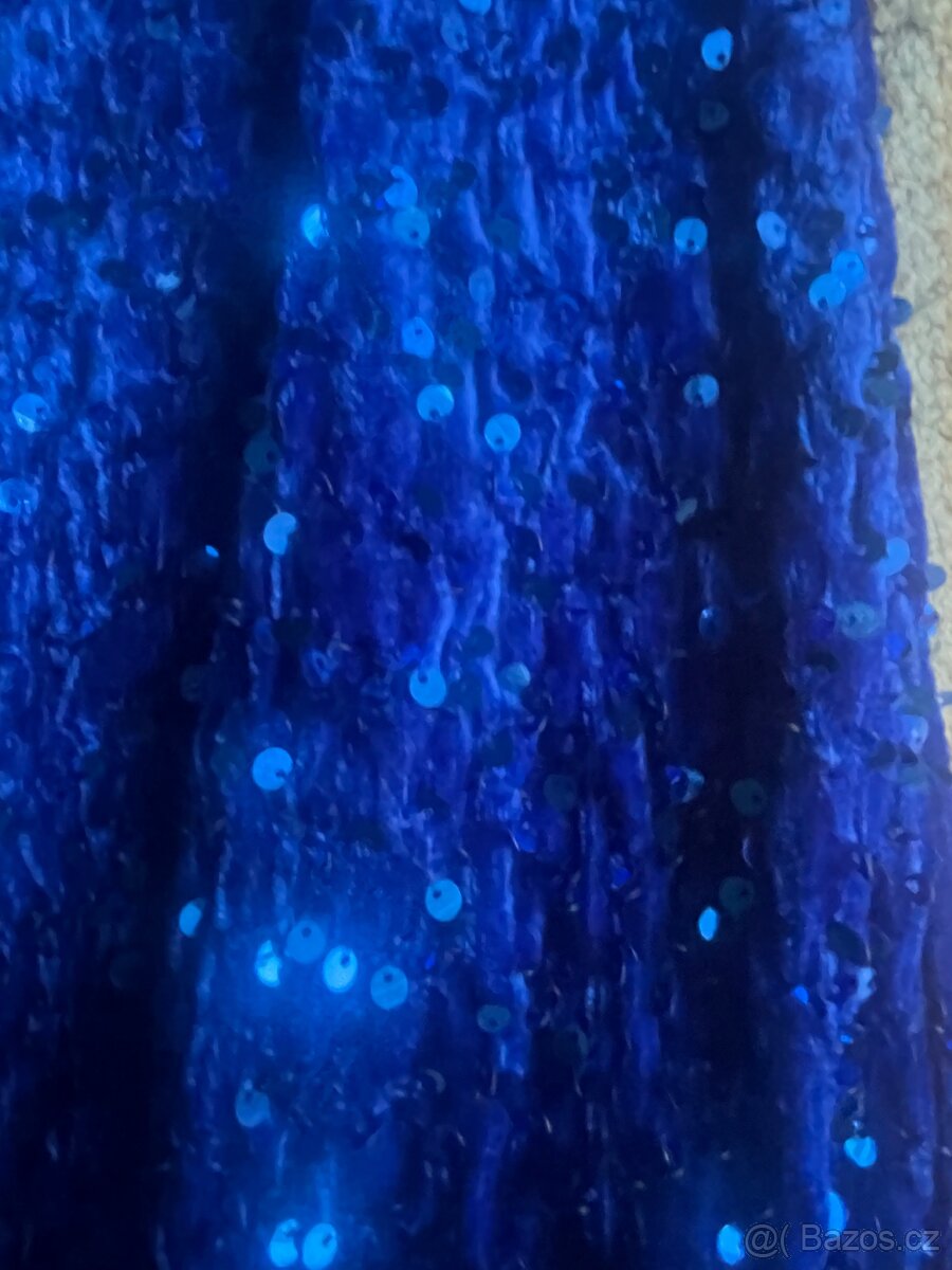 Nové-pružné-Plesové šaty,vel.36-38 - 7