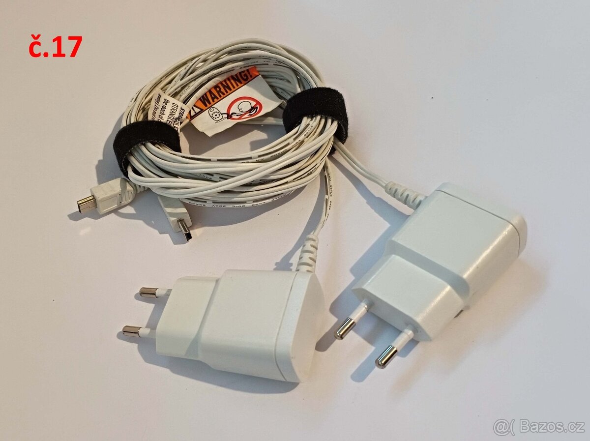"Šuplíkové" síťové, USB, auto nabíječky a sluchátka vše OK - 7