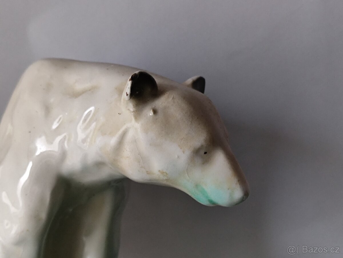 Starožitný popelník s medvědem, Ditmar Urbach, pošta 75.- - 7