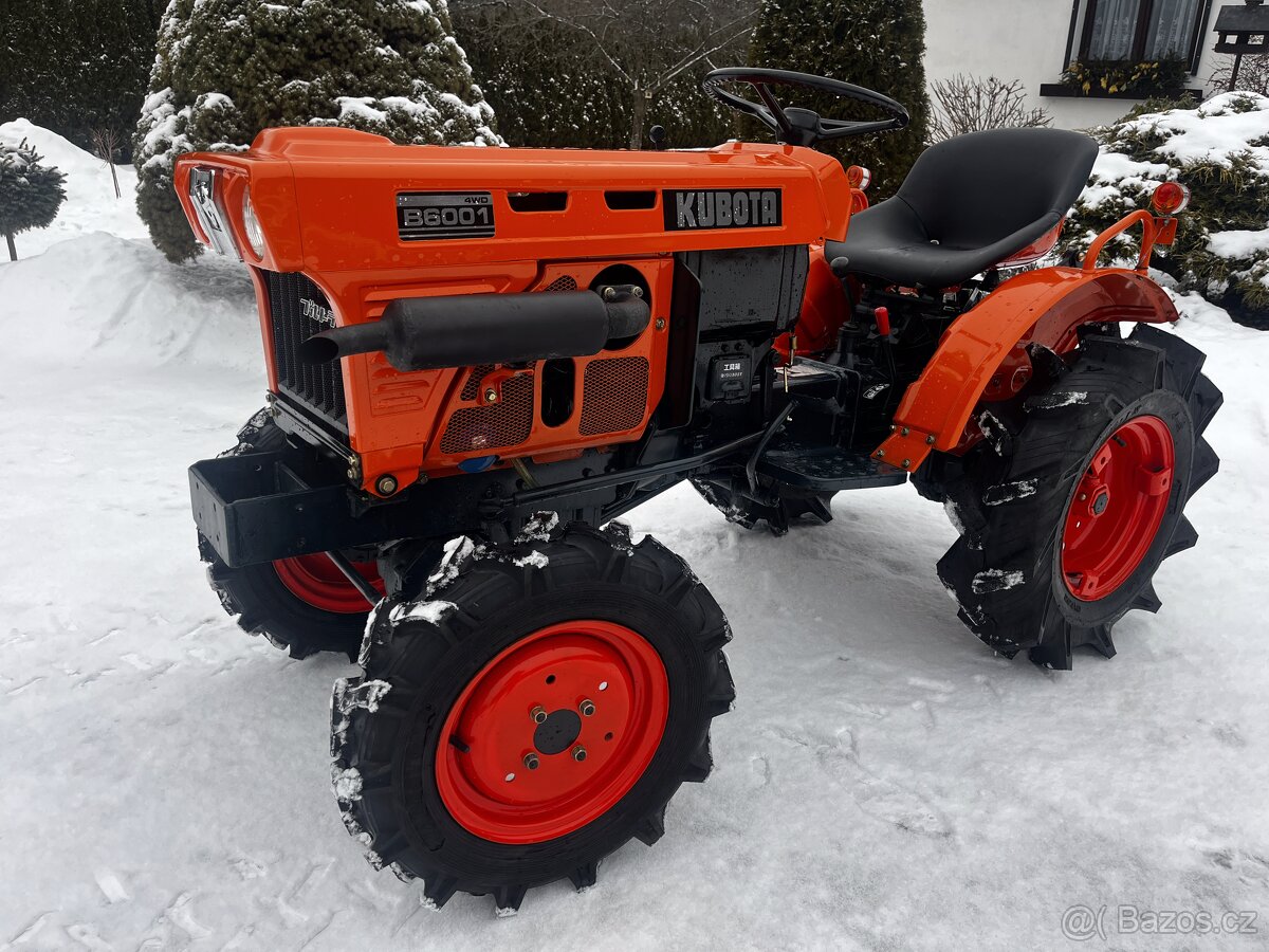 malotraktor Kubota B6001 3válec 4x4 Repas - 7