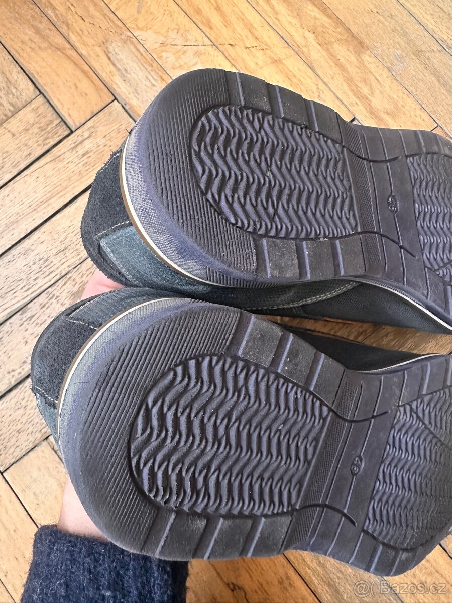 Modré Polobotky Baťa 46 - 7