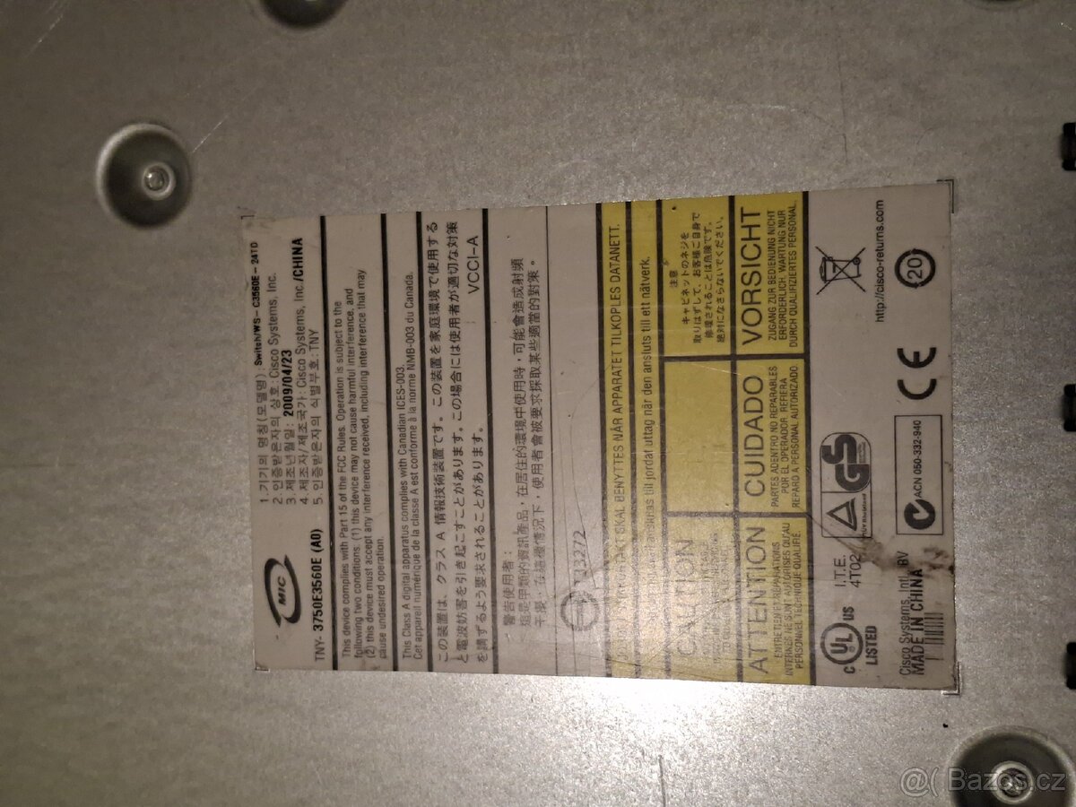 Gigabitový L3 Switch Cisco Catalyst 3650-E - 7