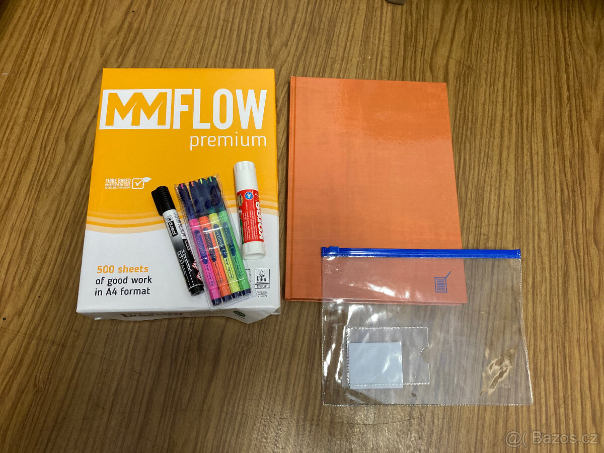 školní potřeby papíry, lepidlo, bločky,. - - 7