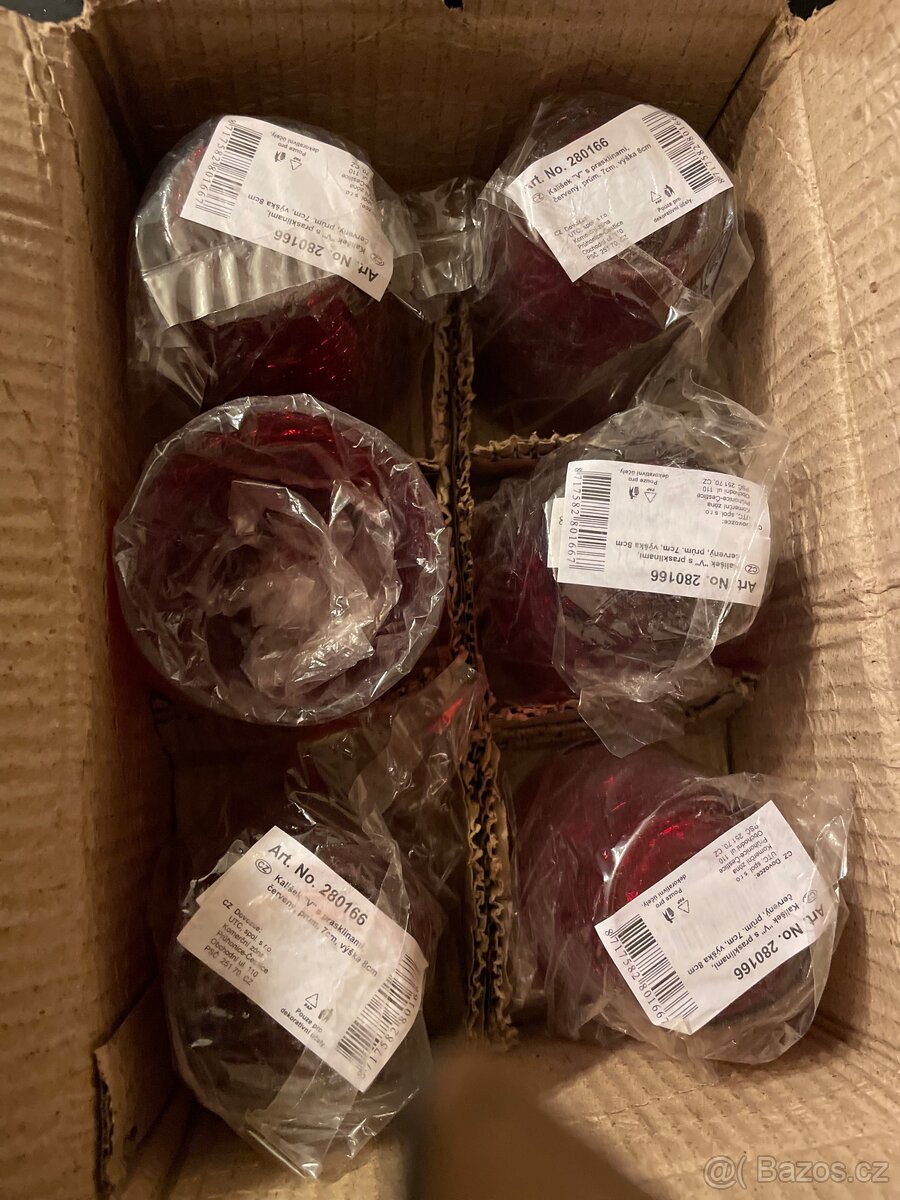 Kalíšky “V” s prasklinovým designem - 7