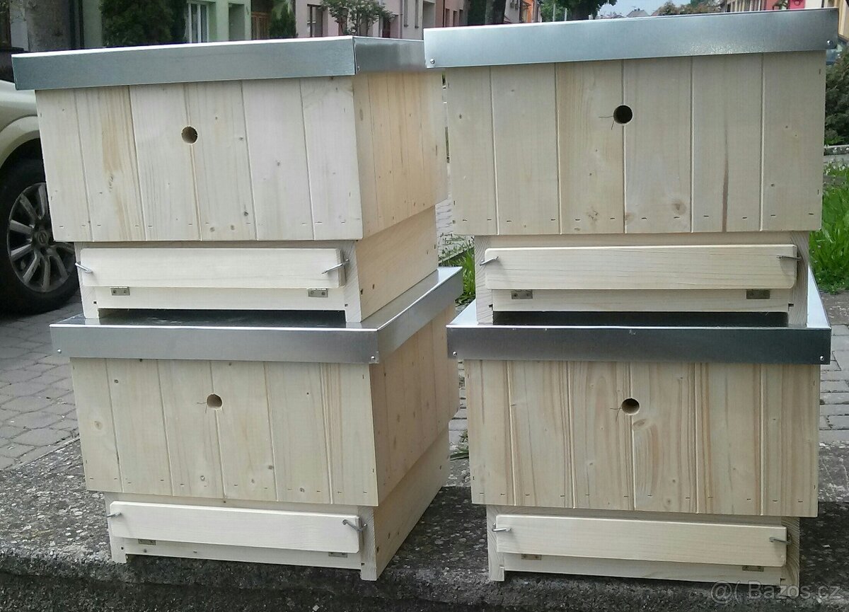 Zateplené včelí úly 39x24cm,izolace 2cm,3cm, ovčí vlnou - 7