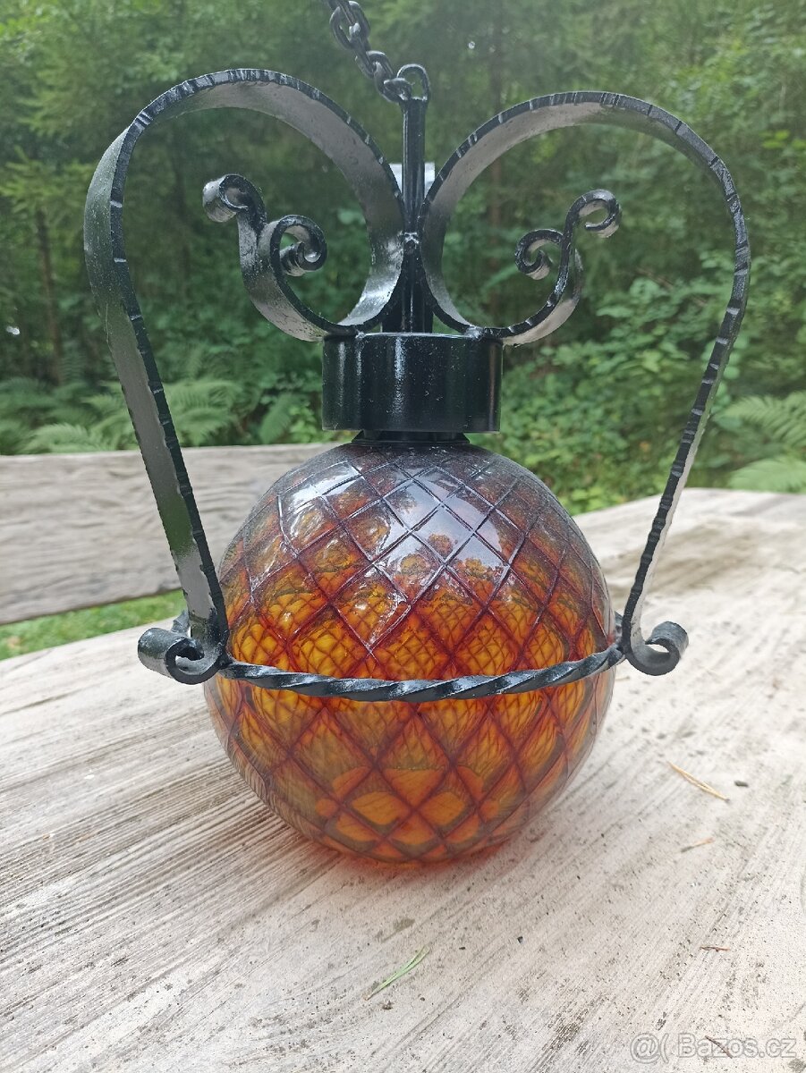 Kované lustry, svítidla, stylové 3 ks - 7