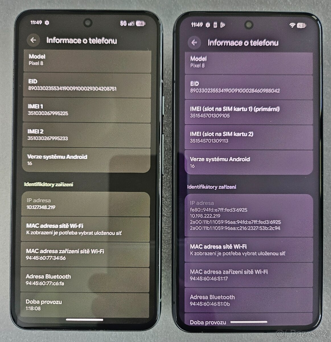 Google Pixel 8 (barva Obsidian nebo Hazel) - 7