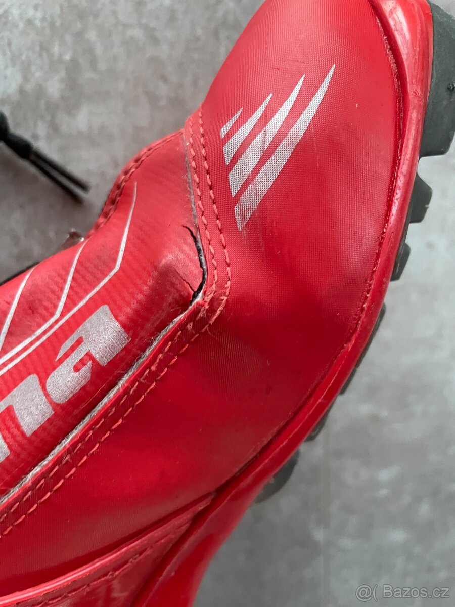 Set dětský běžky: boty Alpina (37), běžky VISU 158cm, hůlky - 7