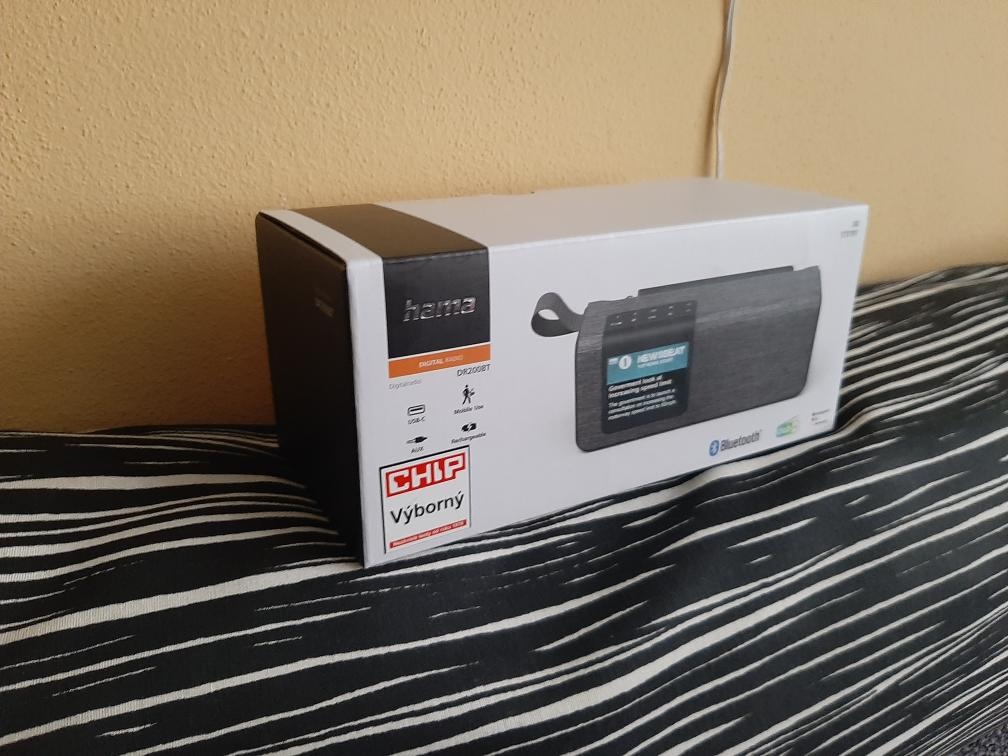 Hama DR200BT digitální rádio DAB, DAB+, FM, LCD displej - 7