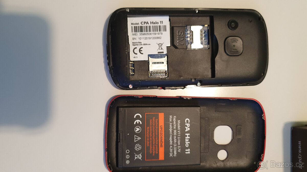 Telefon pro seniory CPA Halo 11 červený - 7