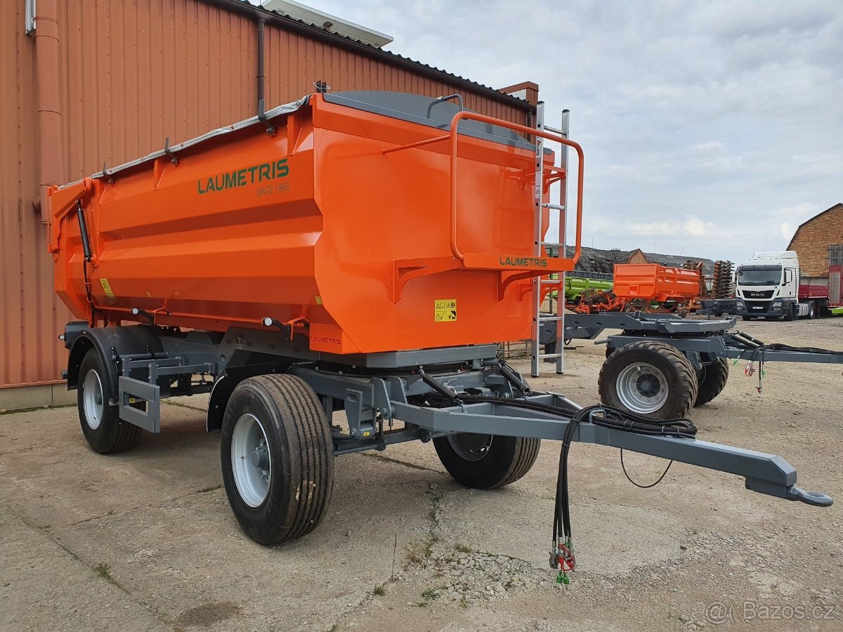 Traktorový přívěs vlečka návěs vlek sklápěcí 12 tun - 7