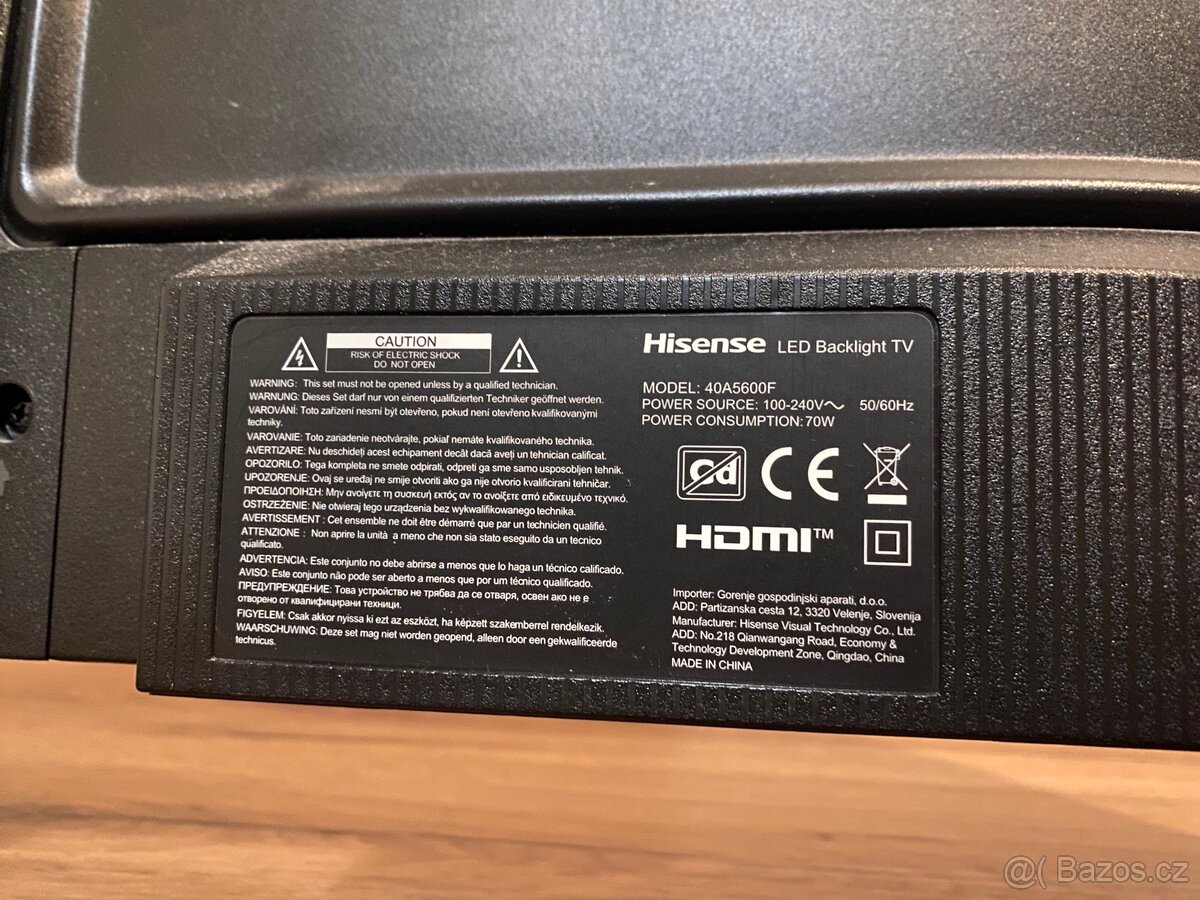 TV Hisense 40A5600F - 7