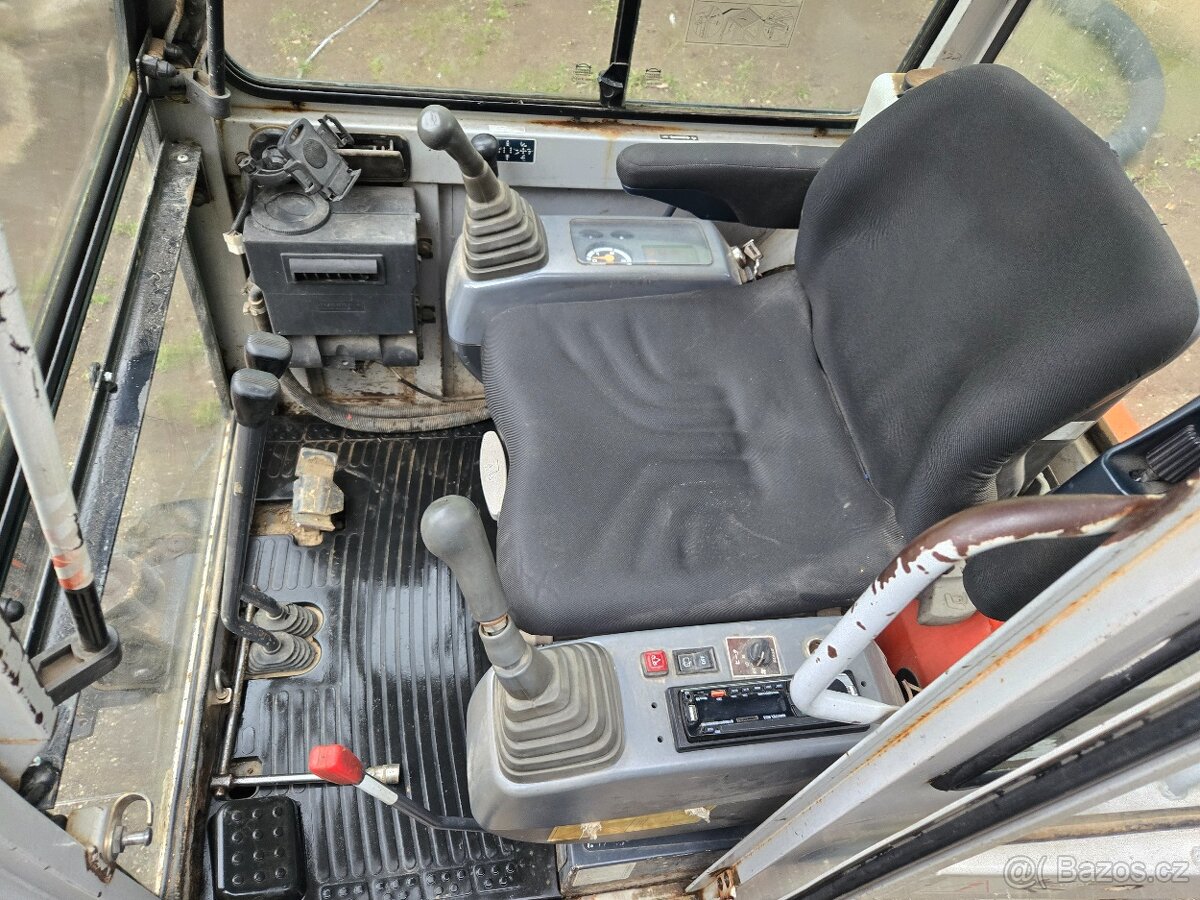 Minibagr Kubota Kx 36-2 najeto 4300mth 3x lžíce Rychloupínak - 7